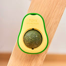 Brinquedo Interativo Abacate com Catnip Erva Natural