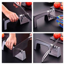 Amolador Profissional 4 em 1 para Tesouras e Facas