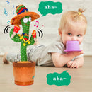 Cacto Interativo Pelúcia Dança e Fala