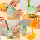 Fatiador e Triturador de Legumes Elétrico 4 em 1