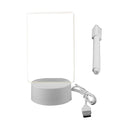 Luminária Criativa de Recados Quadro Iluminado