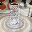 Luminária de Mesa Crystal LED Touch