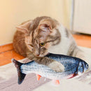 Peixe Elétrico Interativo Recarregável para Gatos
